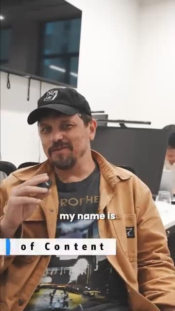 Still from It's always where's the video, never how's the guy making the video