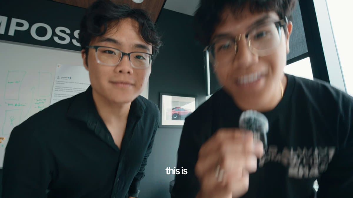 Still from We're building the best AI video editor in the world